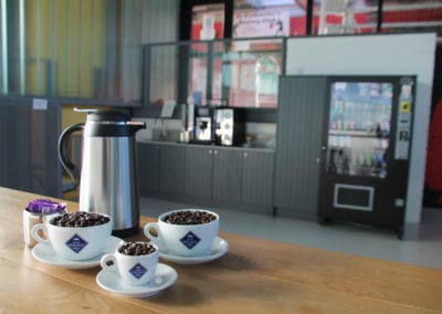 Coffe dock and vending machines